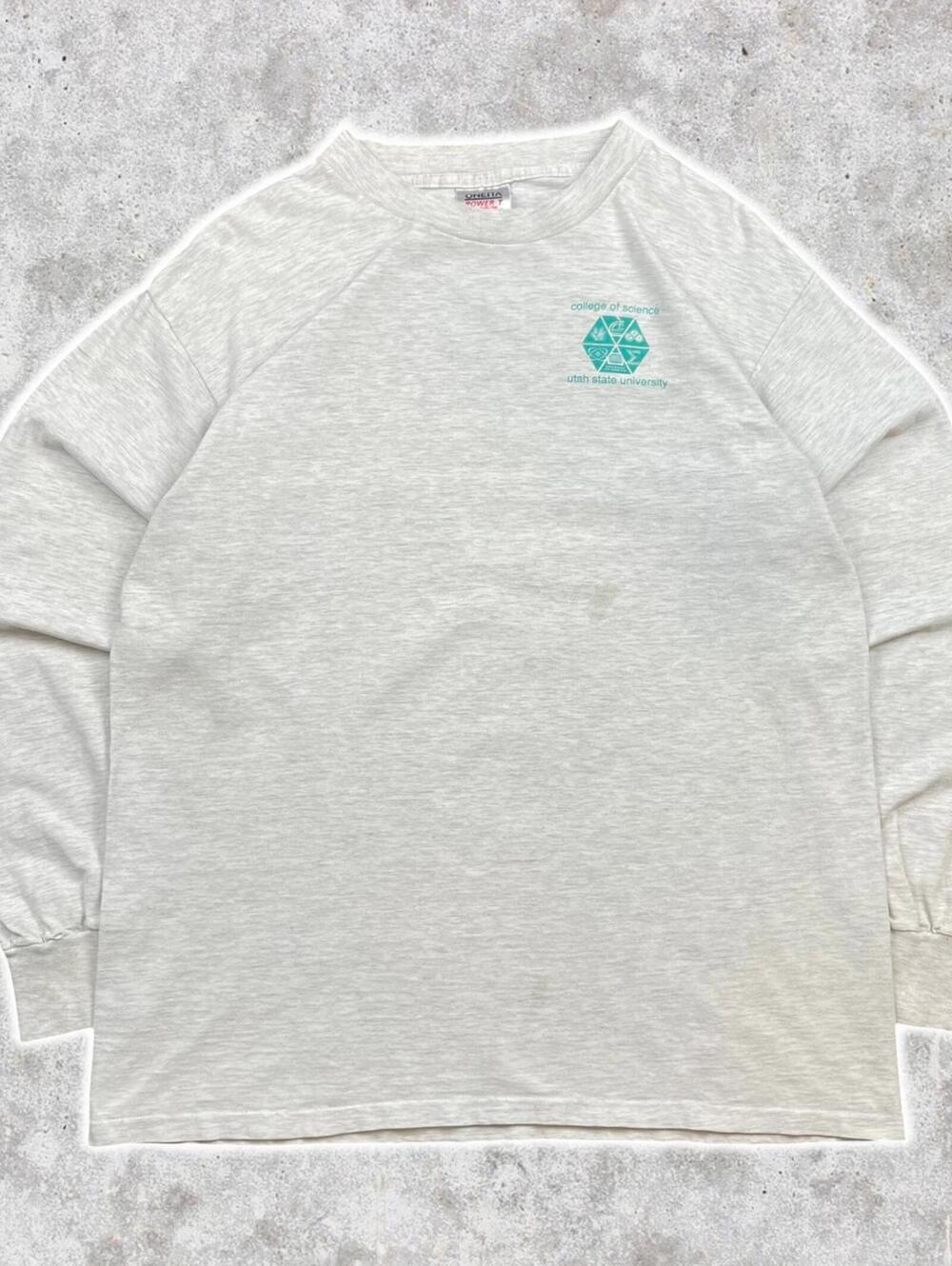 90's Single Stitch USU College of Science Albert Einstein Long Sleeve Shirt